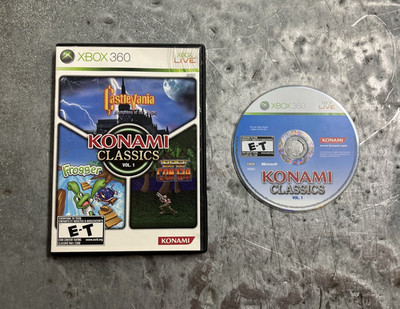 Microsoft Xbox 360 LIVE | Konami Classics: Vol. 1 | CIB | FREE SHIP!