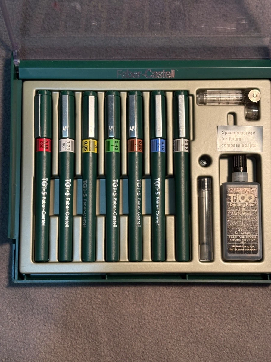 Faber Castell 製図ペンセット TG ビンテージ Faber Castell 製図ペンセット TG ビンテージ Faber Castell 製図ペン