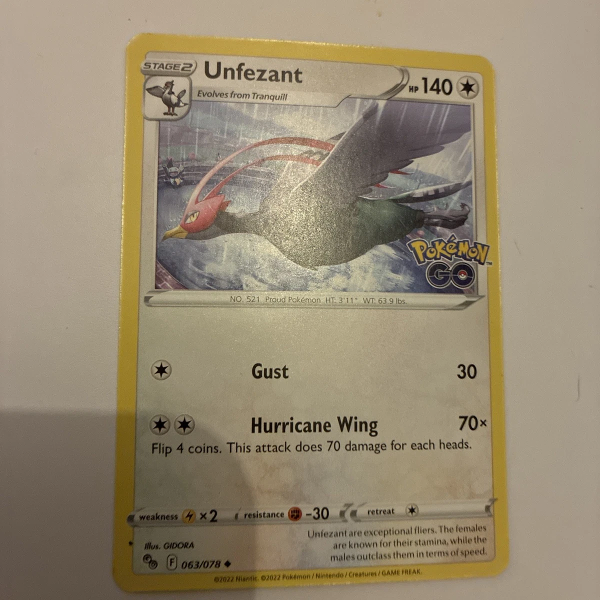unfezant pokemon card value Unfezant Pokémon TCG Cards for sale