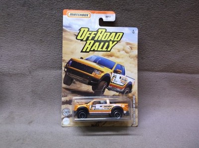 MATCHBOX 2021 #4 OFF ROAD RALLY ORANGE 2010 FORD F-150 SVT RAPTOR 4X4 RACER