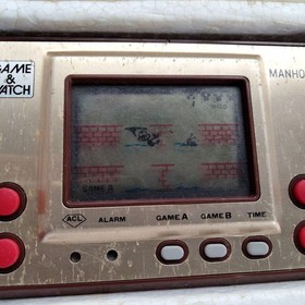 gamewatch 3-56 Nintendo Game Watch Gold Manhole Japan