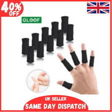 10x Finger Splint Stabiliser Finger Sleeves Thumb Support Protector Finger Brace