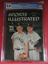 Nelson Fox & Luis Aparicio Sports Illustrated 8/10/59 Newsstand Issue CGC 5.0