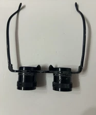 Vintage Steampunk Scope Telescopic Binoculars with Leather Case Made In Germany.