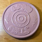 Frankoma Pottery Bread Warmer Trivet "Warm Rolls for Your Table" Pink #250 VTG