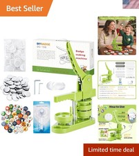 Creative 58mm Button Making Machine Complete DIY Kit with Circle Cutter