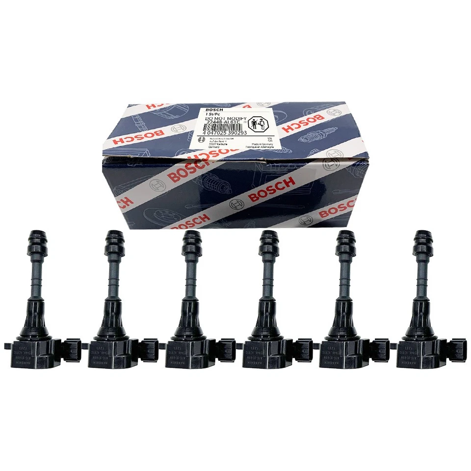 Bobinas de encendido OEM 6 PIEZAS 22448-AL61C para Infiniti FX35 G35 M35/ 2003-06 350Z Foto 4 de 4