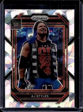 AJ Styles 2023 Panini Prizm WWE #119 Silver Ice