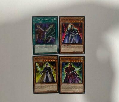 legendary knight deck yugioh SET TIMAEUS + CRITIAS + HERMOS + LEGEND OF HEART COMMON Take up your Duel Disk Legendary Knight Timaeus