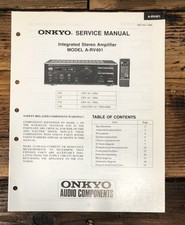 Onkyo A-RV401 Stereo Service Manual *Original...