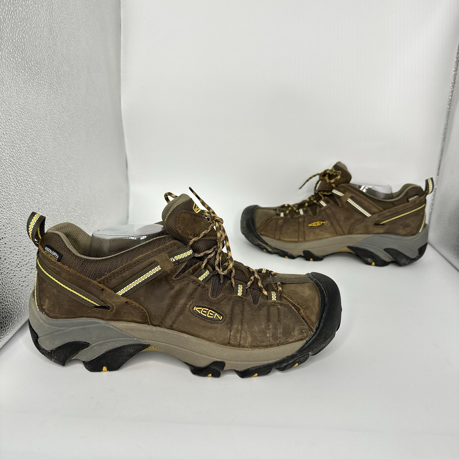 Scarpe sneakers Keen Targhee II impermeabili da trekking uomo 13 US marroni 1008417