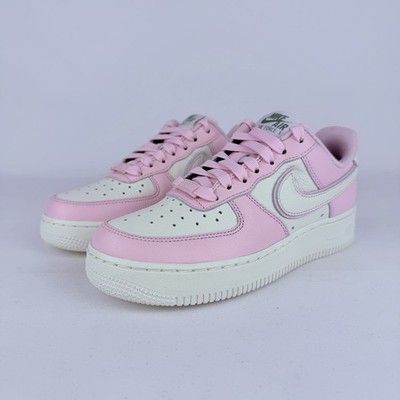 Nike By You Air Force 1 Low Pink White HF0663 900 Women's Size 6