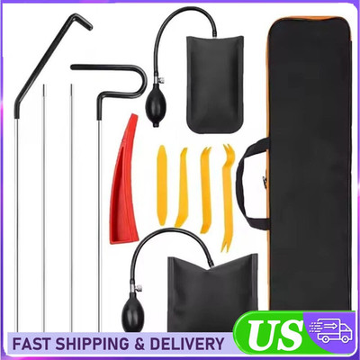 12pcs Emergency Auto Tool Window-Car Door Unlock/Lock Out Universal Tool Kits US