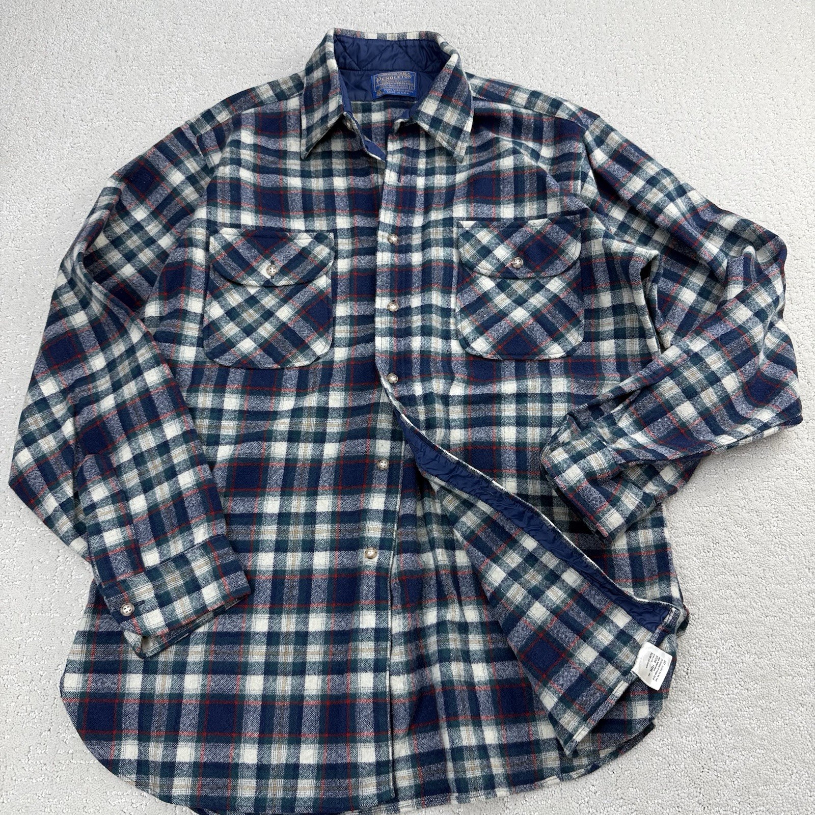 Vintage Pendleton Woolen Mills Virgin Wool Shirt … - image 1