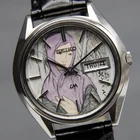 CLA’d 1971y [N MINT] Vintage SEIKO Lord Matic 5606-7190  LM 37mm UKIYOE AT Watch