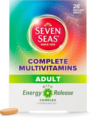 Seven Seas Complete Multivitamins & Energy Release Adult Tablets 28 Count