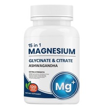 15 In 1 Magnesium Glycinate & Citrate Complex Capsules, 120