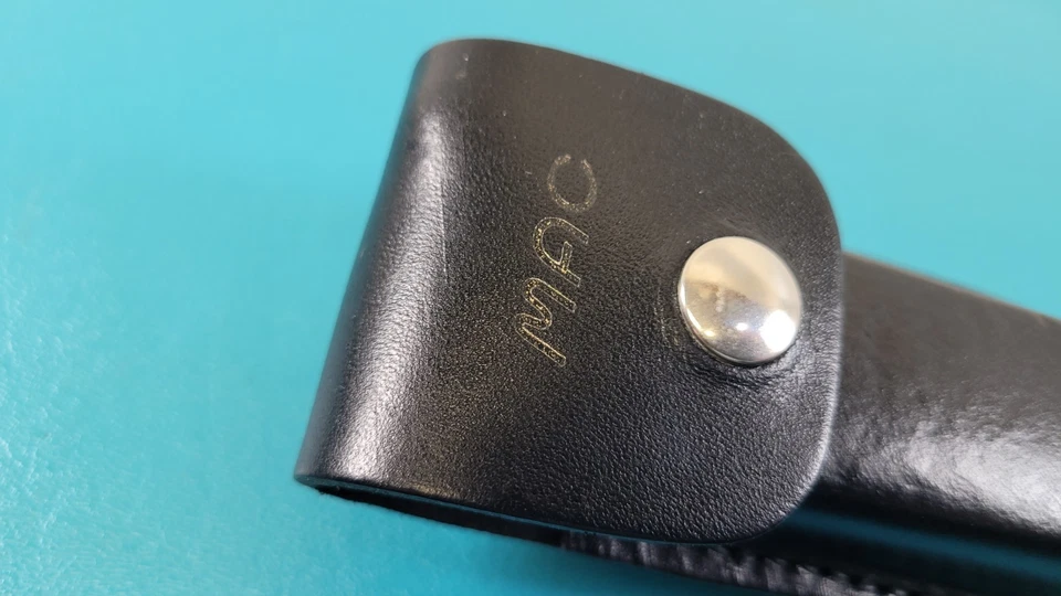 Faca dobrável vintage grande MAC aço molibdênio + bainha Seki Japão TR765 - Imagem 4 de 4