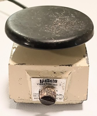 Buffalo Dental Model No 1A Dental Lab Plaster Mold Vibrator #1A 115vac Works!