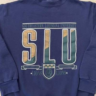 Vintage Southeastern Louisiana University SLU College Crewneck Sweater Size XL 