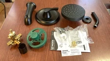 NEW Moen 82466BL Korek 1-Handle Tub&Shower Trim Matte Black W/Valve B144