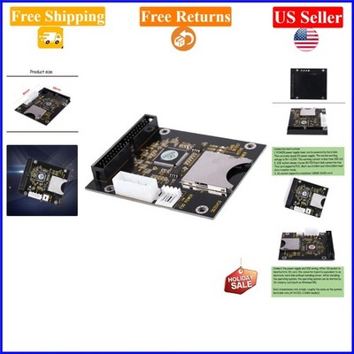 SDHC to IDE 3.5'' Adapter for PC, Supports SD, SDHC, MMC, 128GB, Black