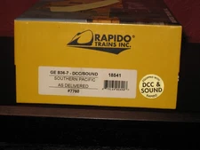 Rapido Trains HO Scale Southern Pacific GE B36-7 #7760