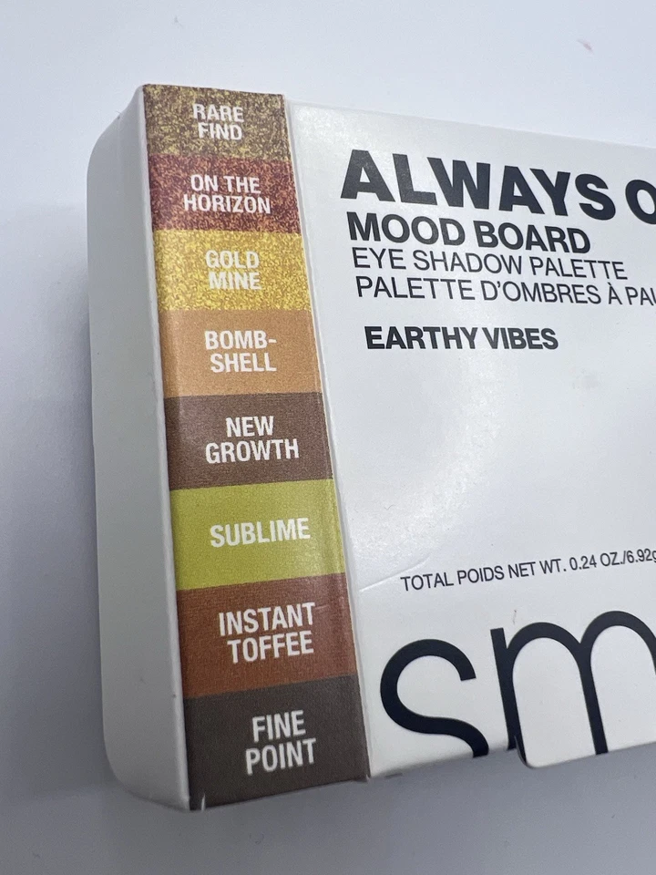 Smashbox Always On Mood Board Eye Shadow Palette Earthy Vibes NEW - Image 3 of 3