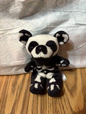 Grateful Dead Crazy Fingers 2nd Edition Bean Beanie Bear Liquid Blue 1998