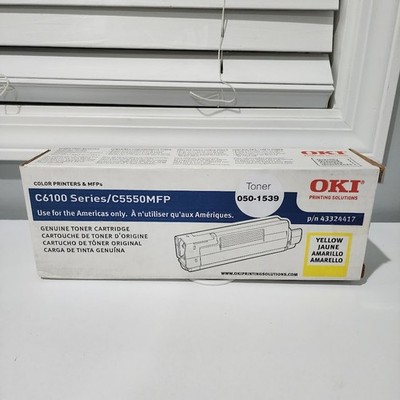 OKI 43324417 Yellow Toner Cartridge C6100 C5550MFP