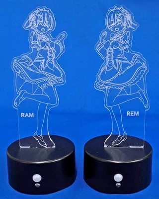 Re:Zero Sensor Light Stand Set of 2 Collectible Figures