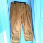 Carhartt Men's 38x30 Brown Dungaree Fit Work Pants 383-51 Cotton Blend MID-RISE — photo 1