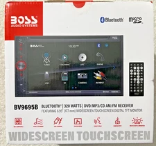 BOSS AUDIO SYSTEMS BLUETOOTH BV9695B DVD/MP3/CD/AM/FM RECEIVER  **NEW**