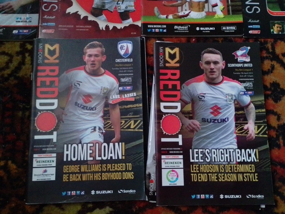 36 Milton Keynes Dons Programmes Can Split - Image 4 of 4