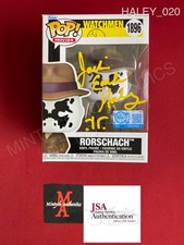 Jackie Earle Haley autographed signed Watchmen Rorschach Funko Pop #1896 JSA
