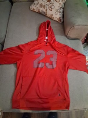NIKE JORDAN DOMINATE GRAPHIC 23 ELEPHANT HOODIE RED 685287-695 MENS Size Large
