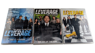 Leverage Seasons 1, 3, 4 DVD Lot 12 Discs Timothy Hutton TNT TV Series