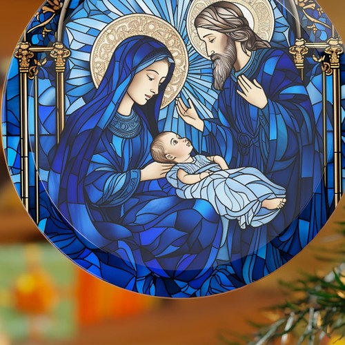 Insegna Porta Anteriore Buon Natale Portico Decorazione Natale Benvenuto Blu 12 Pollici - Foto 7 di 7