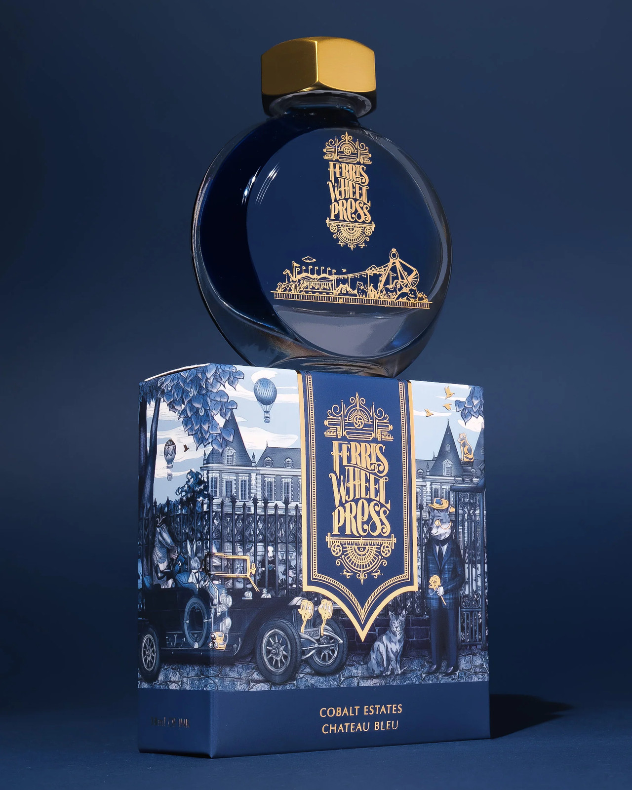 Ferris Wheel Press - Cobalt Estates Chateau Bleu - Fountain Pen Ink