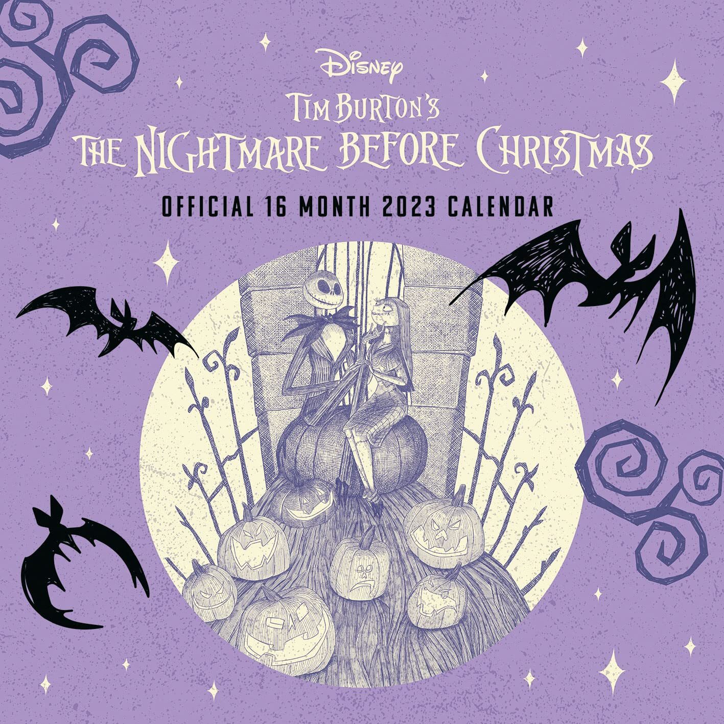 Disney Nightmare Before Christmas Calendar 2023 - Agenda mensile con visualizzaz