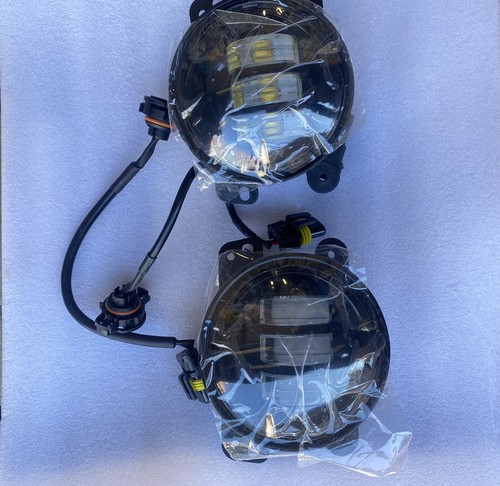 4inch LED Fog Lights Bumper Driving DRL for 07-20 Jeep Wrangler JK TJ LJ - Picture 2 of 3