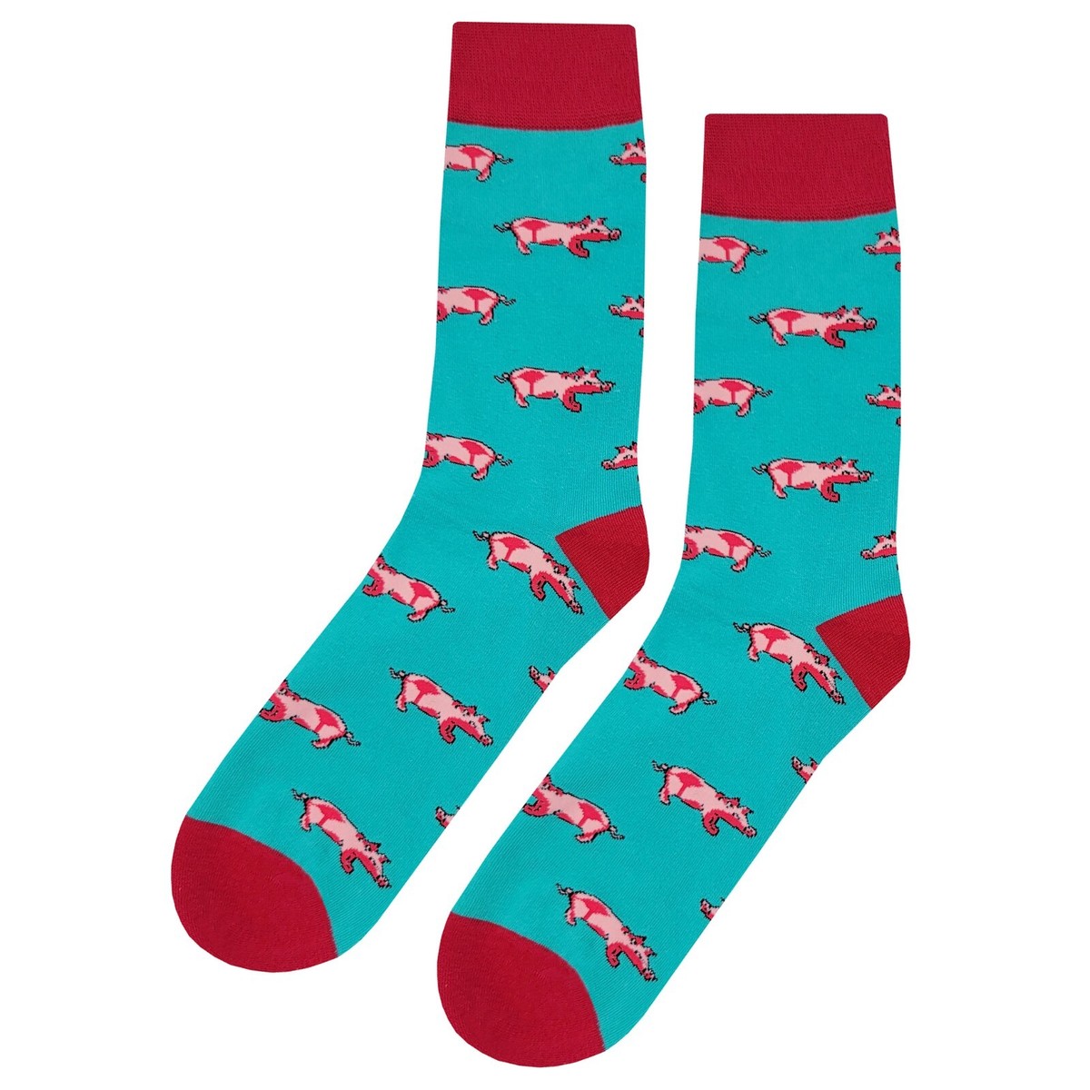 cute dress socks NWT Pig Novelty Men 8-12 Blue Crazy Fun Sockfly Evening gown Size:AU/UK 14 - US 10 wedding_guest_dress Cute Christmas Sweaters For 79% cotton / 19%