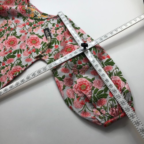 MME.MINK NEW Large Women's Lantern Bishop Long Sleeve Floral Dress HRJ - Picture 11 of 18