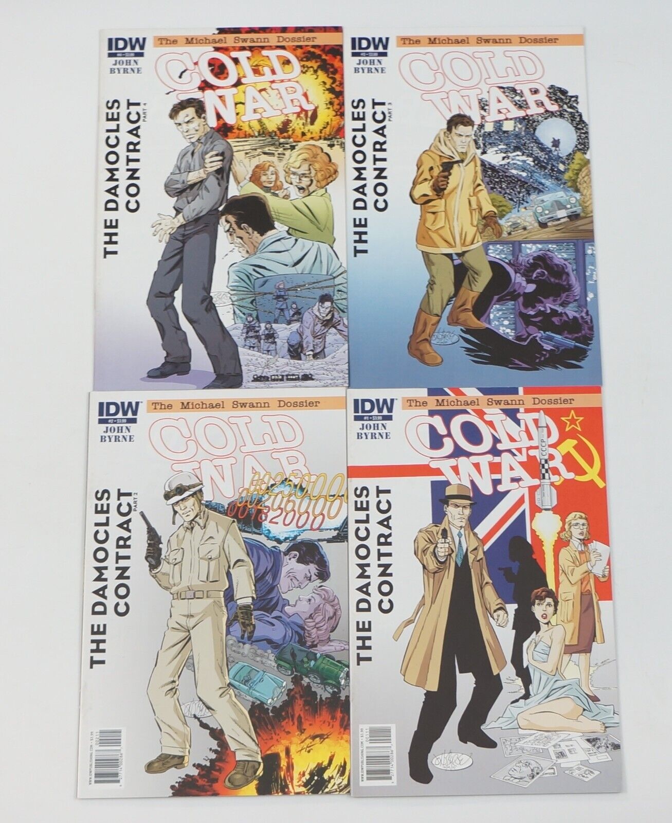 Cold War #1-4 VF/NM complete series IDW John Byrne Damocles Contract set 2 3