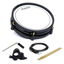 Alesis 10" Dual-Zone Mesh Pad with Clamp, L-Rod, Cable  Drum Sticks Trigger