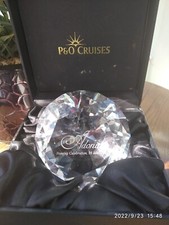 P&O Adonia naming celebration diamond cut paperweight. A rareity **
