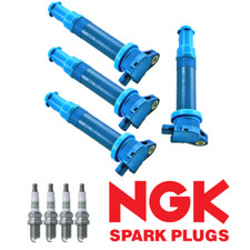4 Performance Ignition Coil 4 Ngk Spark Plug For Kia Rio 1.6l L4 Uf499