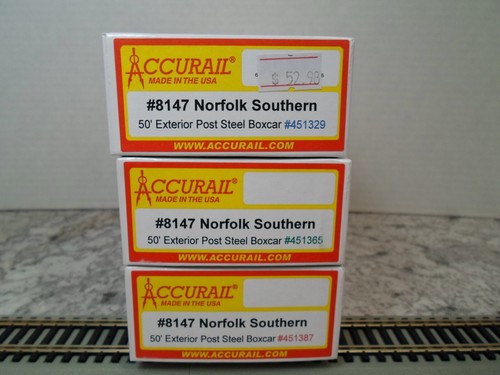 Vagón de carga Accurail #8147 Norfold Southern 50' poste exterior de acero  | Zustand: New