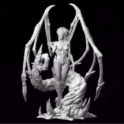 1/18 resin figure model Interstellar Zerg Queen 3D Print unassembled unpainted