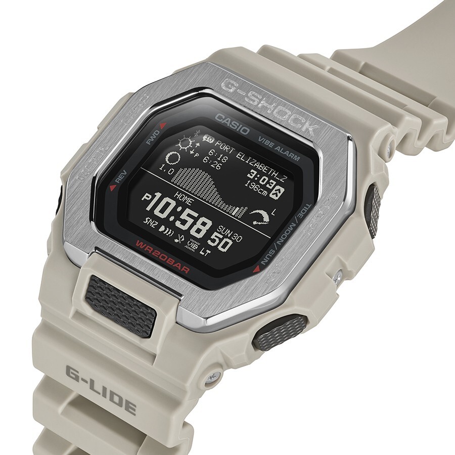 CASIO G-SHOCK GBX-100-8JF G-Lide Black Silver Bluetooth